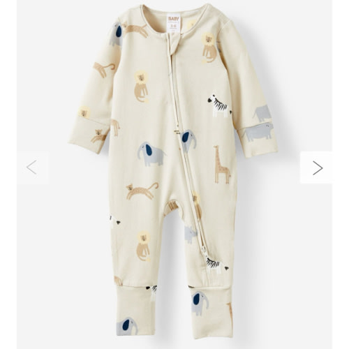 The Billie Long Sleeve Zip Romper