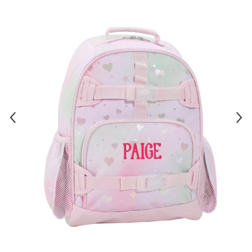 Dreamy Foil Hearts Backpack | Pottery Barn Kids