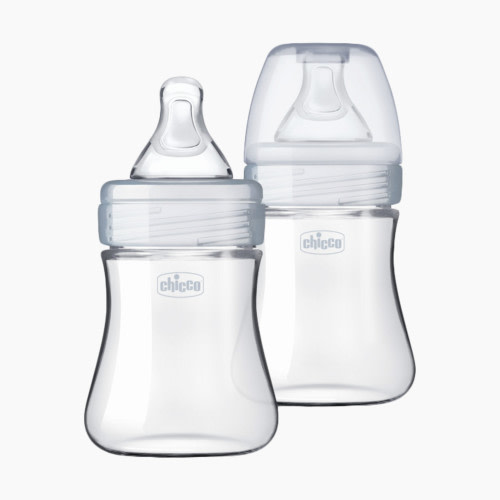 Chicco Duo Hybrid Baby Bottles with Invinci-Glass - Neutral, 5 Oz