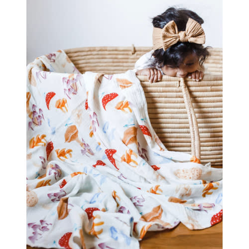 Mushrooms Baby Swaddle - 1canoe2