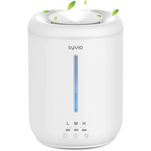 Syvio Humidifiers for Bedroom Large Room with 360° Nozzle - Ultrasonic & Essential Oil Diffuser, 2.8L
