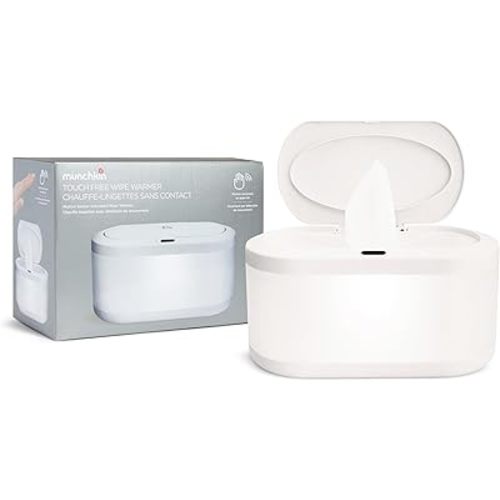 Munchkin Touch Free Baby Wipe Warmer with Nightlight & Motion Sensor, White