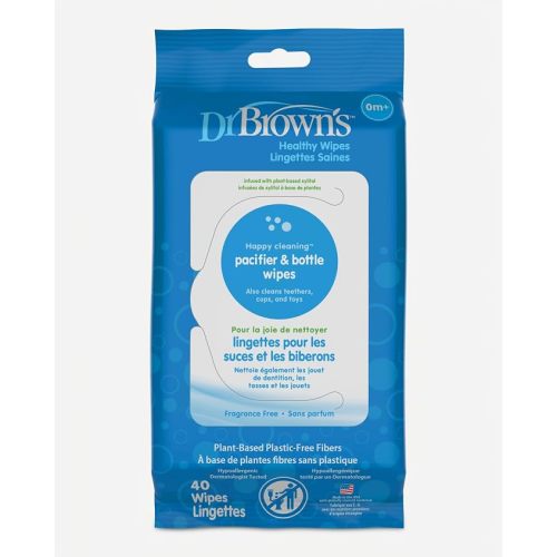 Dr. Brown's Pacifier and Bottle Wipes, 40 Count