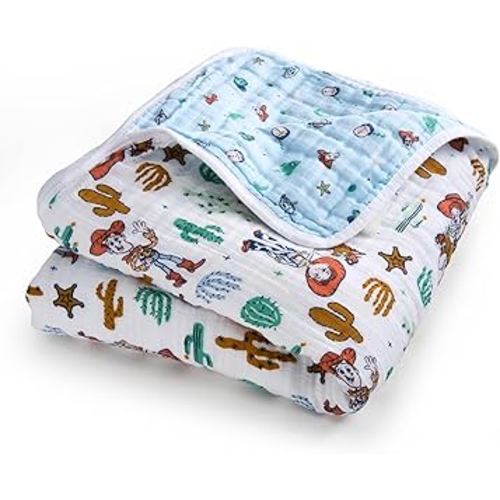 aden + anais™ Essentials Cotton Muslin Blanket Toy Story, Woody and Friends