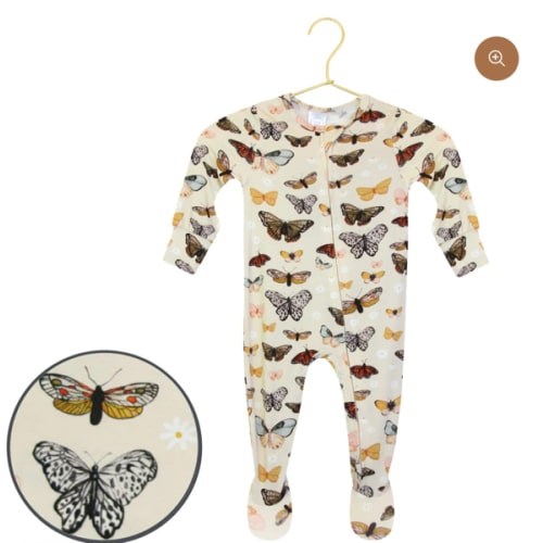 Amelia Zipper Footies