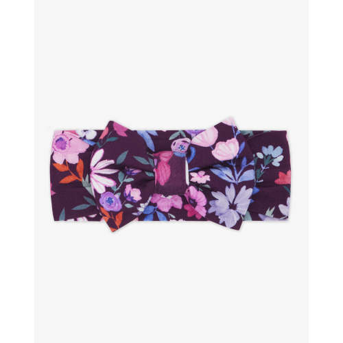 Violet Meadow Luxe Bow Headband | Little Sleepies