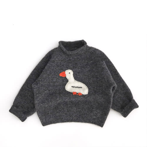 Kid Goose Turtleneck Sweater