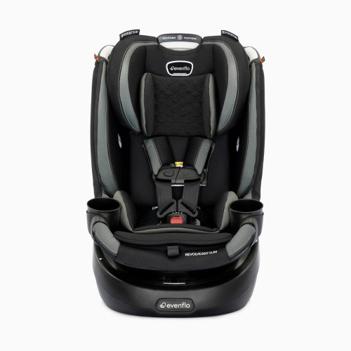 Evenflo Revolve 360 Slim 2 in 1 Convertible Rotating Car Seat - Salem Black
