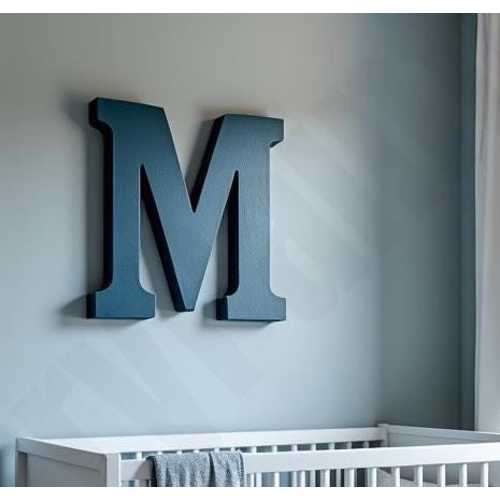 Navy Blue Baby Wall Letters, Blue Wood Letters, Modern Nursery Wall Decor, Custom Kids Letters, Moody Baby Gift, Name Sign Baby Room Decor