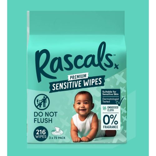 Sensitive Baby Wipes, 216 Count