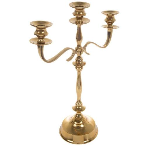 Gold Metal Candelabra