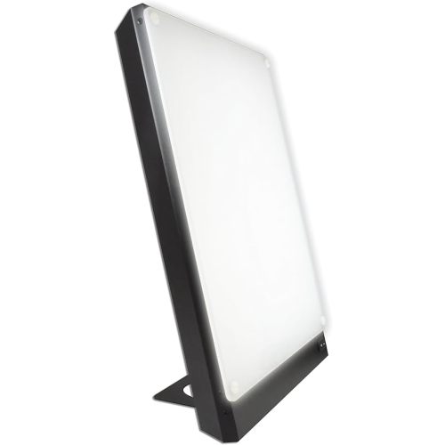 Northern Light Technologies Boxelite - 10000 Lux Light Therapy Lamp - Full Spectrum Lightbox Therapy Light for Natural Mood and Energy Enhancement, Sunlight Desk Lamp, Black