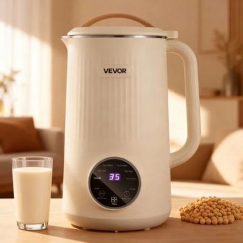 VEVOR 8-in-1 Nut Milk Maker,41oz Soy Milk Machine with 10 Blades, for Oat,Nut,Soy,Juice,Milkshake & Cereal,Self-Cleaning,Boil Water & 12-Hour Delay