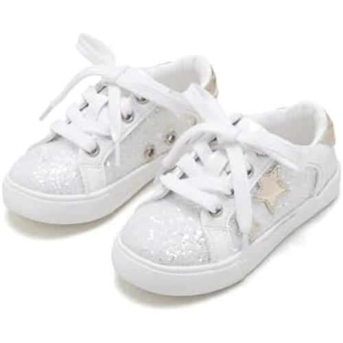 Kiderence Toddler Girls Sneakers Little Girls Running Sports Shoes(Toddler/Little Kids)