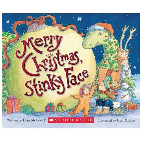 Merry Christmas, Stinky Face - by Lisa McCourt (Board Book)