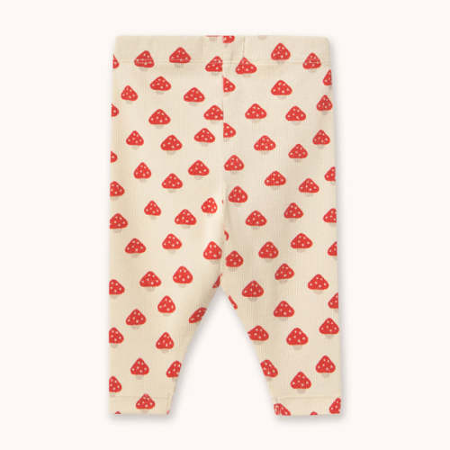 Mini Mushrooms Rib Baby Pant - Ivory