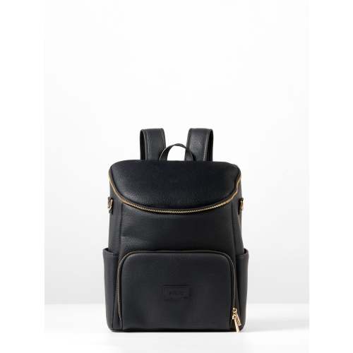 Nappy Backpack - Black Vegan Leather
