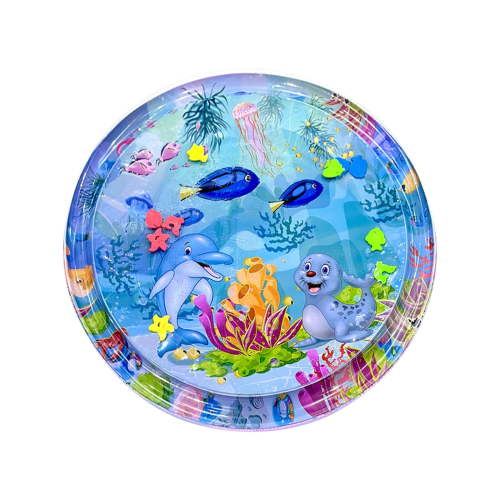 OYIGU Thickened Water Sensor Play Mat, Tummy Time Water Mat, Baby Tummy Time Play Mat, Tummy Time Toys for Babies 0-6 Months, Water Sensor Mat for Kids, Water Sensory Pad Water Play