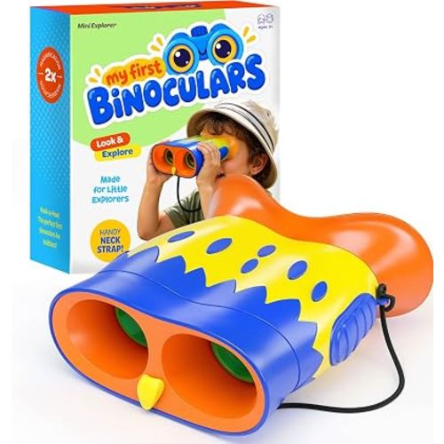 Binoculars for Kids - 3 Year Old Boy Birthday Gift - Outdoor Toddler Toys
