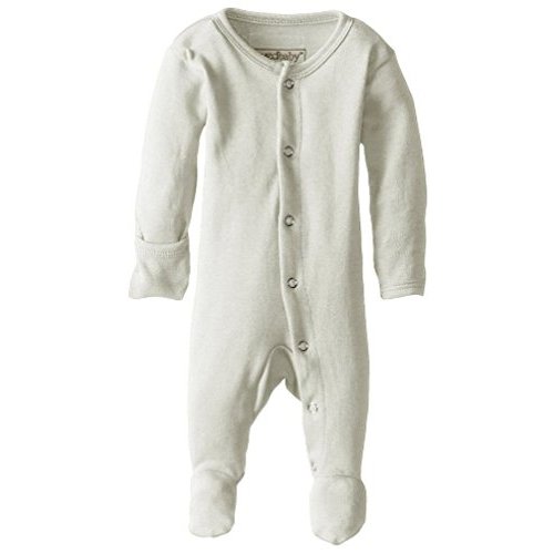 L'ovedbaby baby-girls Organic Baby Snap Footie