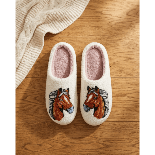 Cozy Horse Slippers