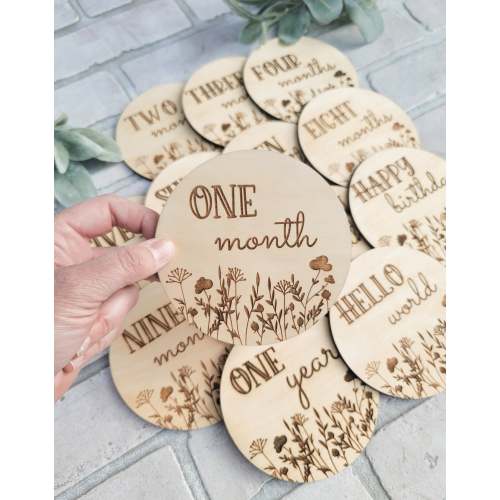 Floral Monthly Milestones