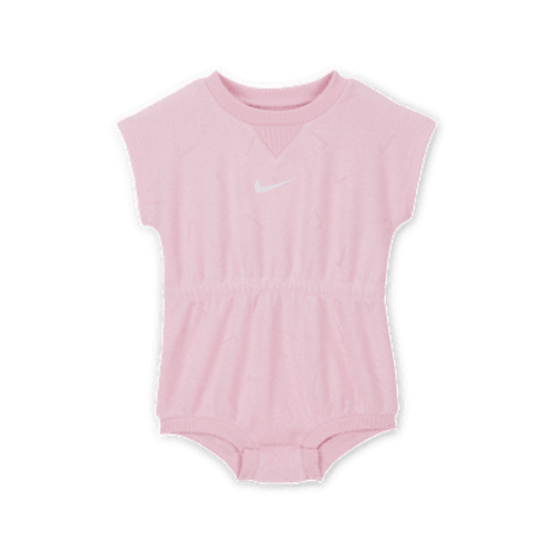 Nike Essentials Baby Jacquard Towel Terry Romper. Nike.com