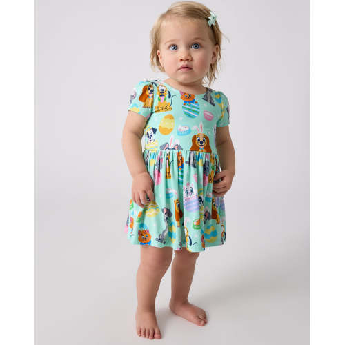 Disney Peekaboo Pets Bow Back Skater Dress | Little Sleepies