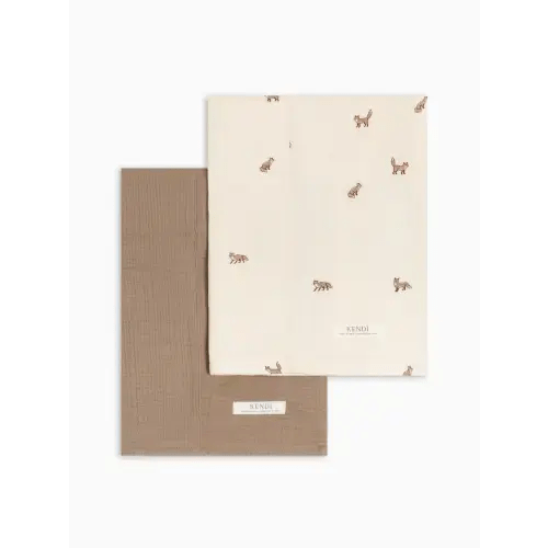 2-Pack Muslin Burp Cloths