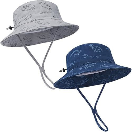 Baby Sun Hat for Boy Girl Toddler,Kids Summer UPF 50+ UV Protection Hat Wide Brim Beach Bucket Cap