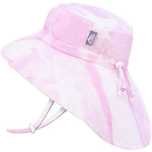 JAN & JUL Girls' Grow-with-Me Cotton Xplorer Sun Hat with Large Brim