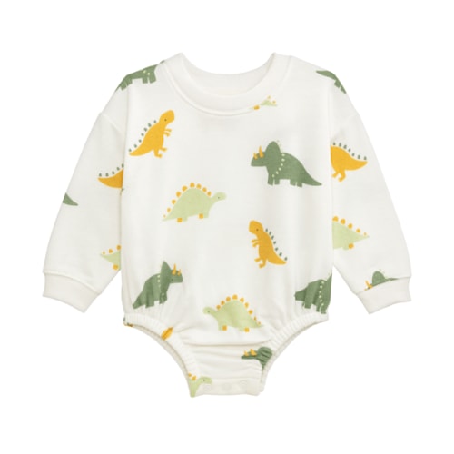 Dino Sweatshirt Bubble | Soft Baby Outfit 0-3M | Mud Pie