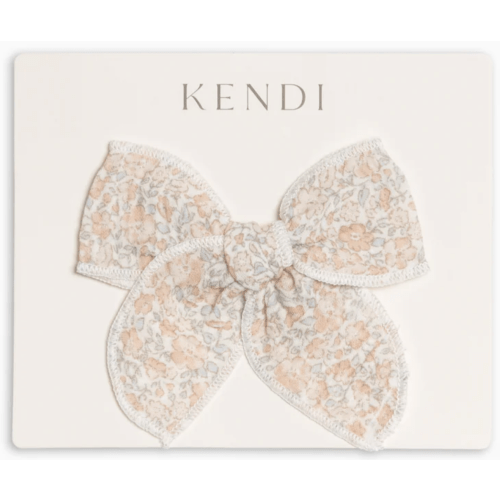 Muslin Bow Clip