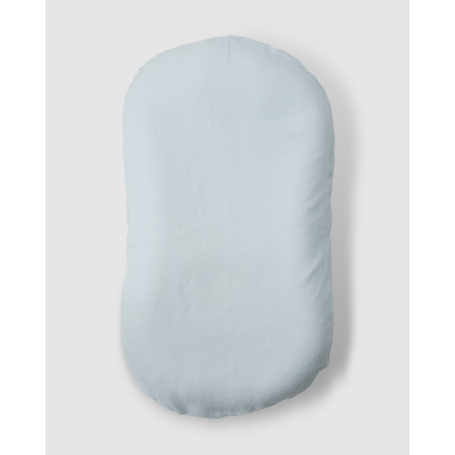 Linen Social Baby Lounger | Soft Blue