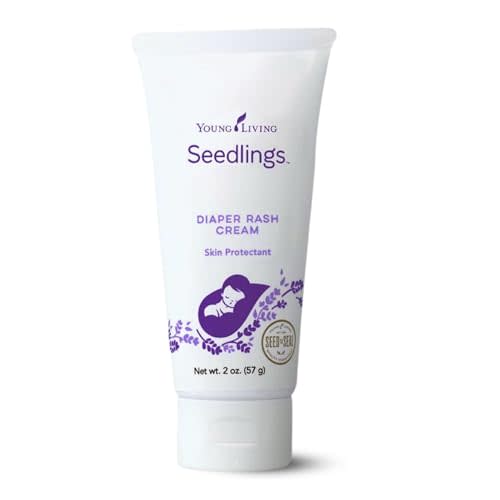 Young Living Seedlings Diaper Rash Cream, 2 oz | Baby Skin Essentials | Ideal for Sensitive Skin | Gentle, Mild Formula | Vegetarian-Friendly | Kids Care Product