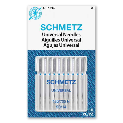 Schmetz Universal Sewing Machine Needles - Size 90/14, 10 Count