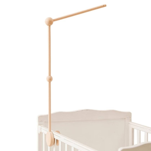 Baby Crib Mobile Arm,HBM Wooden Mobile Arm for Crib Mobile Hanger for Crib Baby Girl Nursery Decor
