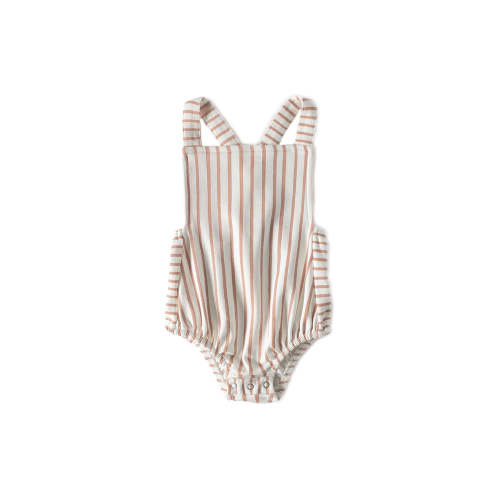 Criss Cross One Piece - Stripes Away Peony