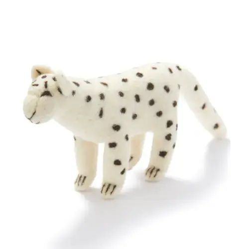 Wool Felt Animal - Snow Leopard | Holiday Gifts | Found MUJI | MUJI USA