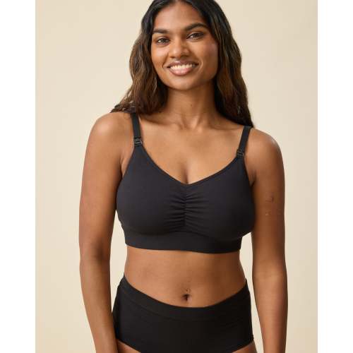 Storq Comfort Zone Nursing Bra Wireless For Pregnancy & Breastfeeding | Toffee – Kindred Bravely