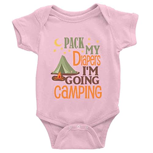 Snagminio Pack Diaper Going Camping Cute Bodysuit Girl boy Infant Toddler Baby Clothes Creeper