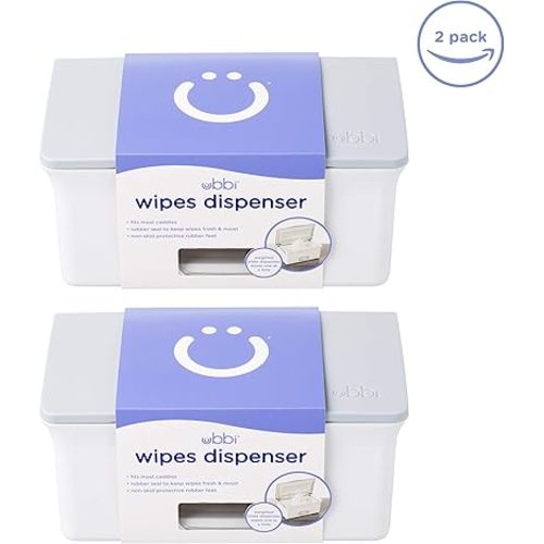 Wipes Dispenser 2 Pack (Gray)