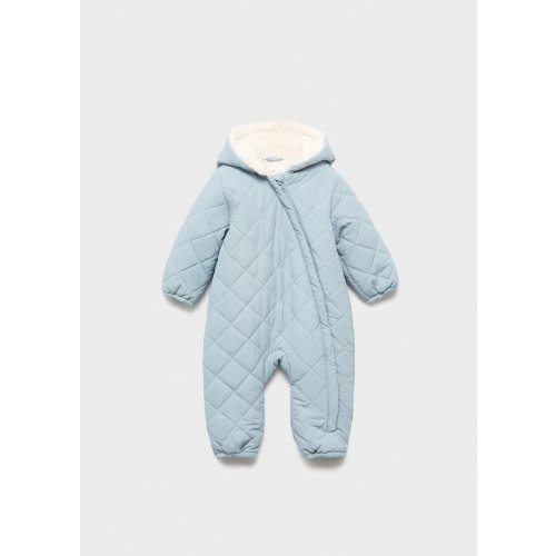 Quilted sweatshirt with shearling lining - Kids | MANGO USA
