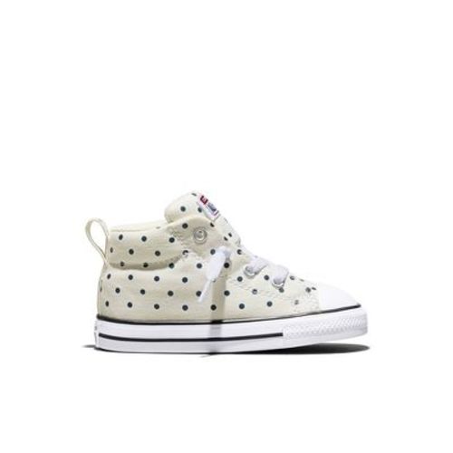Converse Toddler Street Ox Mid Top Polka Dot Sneakers - Black/White 12T