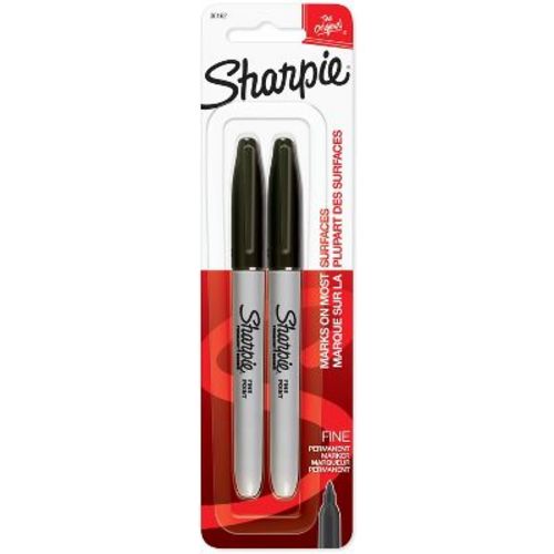 Sharpie Permanent Markers Fine Tip Black