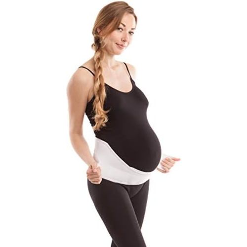 Made in USA Pregnancy Belly Band, Soft & Breathable Maternity Belly Band – Pregnancy Belt for Back, Pelvic & Waist