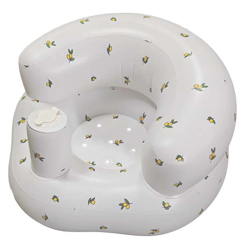 Inflatable Sitting Chair, PVC Seat for 3-36 Months, Soft and Stable, Adjustable for Sitting Up, Anti-Slip Base, Portable for Travel, Picnic, and Beach