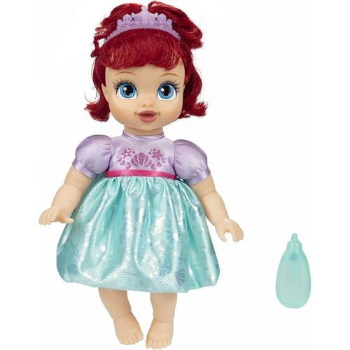 Disney Princess Ariel Baby Doll with Baby Bottle & Tiara