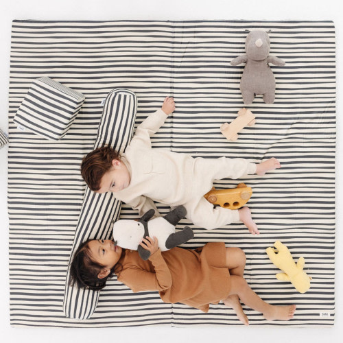 Toki Kids Mega Organic Cotton Play Mat - Bold Stripe