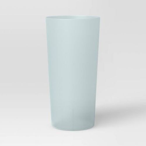 26oz Tall Tumbler Blue - Room Essentials™: Reusable Plastic Cup, Microwave & Dishwasher Safe, 20% Recycled Material